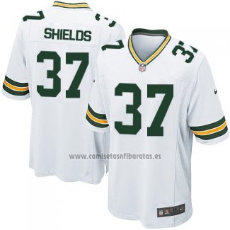 Camiseta NFL Game Nino Green Bay Packers Shields Blanco