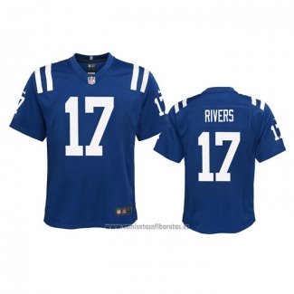 Camiseta NFL Game Nino Indianapolis Colts Philip Rivers 2020 Azul