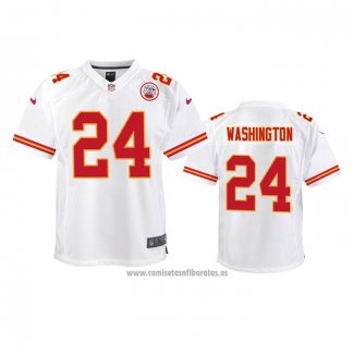 Camiseta NFL Game Nino Kansas City Chiefs Deandre Washington Blanco