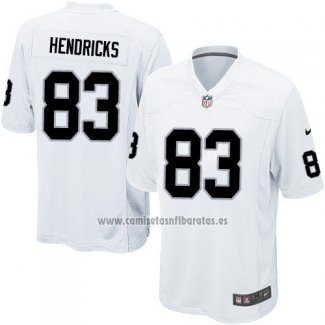 Camiseta NFL Game Nino Las Vegas Raiders Hendricks Blanco