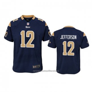 Camiseta NFL Game Nino Los Angeles Rams Van Jefferson Azul