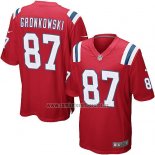 Camiseta NFL Game Nino New England Patriots Gronkowski Rojo