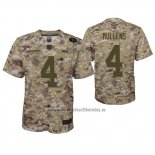 Camiseta NFL Game Nino San Francisco 49ers Nick Mullens Camuflaje 2018 Salute To Service