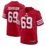 Camiseta NFL Game San Francisco 49ers Zack Johnson Rojo