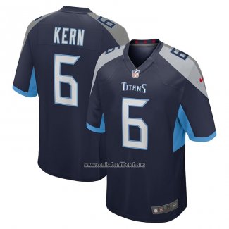 Camiseta NFL Game Tennessee Titans Brett Kern Azul