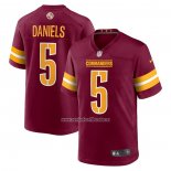 Camiseta NFL Game Washington Commanders Jayden Daniels 2024 NFL Draft First Round Pick Rojo