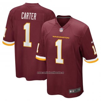 Camiseta NFL Game Washington Commanders Deandre Carter Rojo