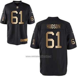 Camiseta NFL Gold Game Las Vegas Raiders Hudson Negro