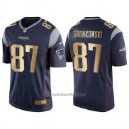 Camiseta NFL Gold Game New England Patriots Gronkowski Profundo Azul