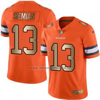 Camiseta NFL Gold Legend Denver Broncos Siemian Naranja