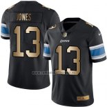 Camiseta NFL Gold Legend Detroit Lions Jones Negro