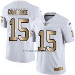 Camiseta NFL Gold Legend Las Vegas Raiders Crabtree Blanco