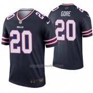 Camiseta NFL Legend Buffalo Bills 20 Frank Gore Inverted Azul