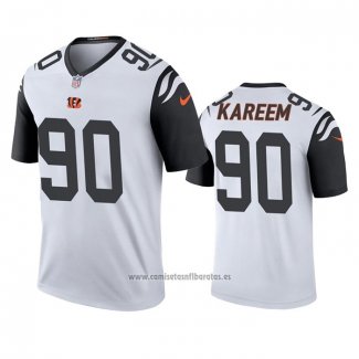 Camiseta NFL Legend Cincinnati Bengals Khalid Kareem Blanco Color Rush