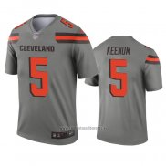 Camiseta NFL Legend Cleveland Browns Case Keenum Inverted Gris