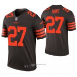 Camiseta NFL Legend Cleveland Browns Kareem Hunt Color Rush Marron1
