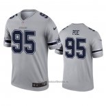 Camiseta NFL Legend Dallas Cowboys Dontari Poe Inverted Gris