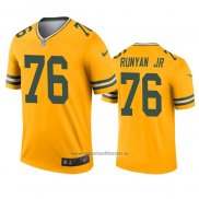 Camiseta NFL Legend Green Bay Packers Jon Runyan Jr. Inverted Oro