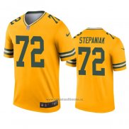 Camiseta NFL Legend Green Bay Packers Simon Stepaniak Inverted Oro