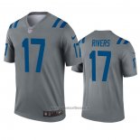 Camiseta NFL Legend Indianapolis Colts Philip Rivers Inverted Gris