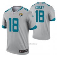Camiseta NFL Legend Jacksonville Jaguars Chris Conley Inverted Gris