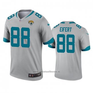 Camiseta NFL Legend Jacksonville Jaguars Tyler Eifert Inverted Gris