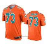 Camiseta NFL Legend Miami Dolphins Austin Jackson Naranja Inverted