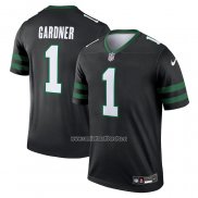 Camiseta NFL Legend New York Jets Ahmad Sauce Gardner Alterno Negro