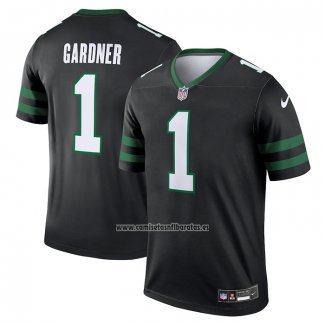 Camiseta NFL Legend New York Jets Ahmad Sauce Gardner Alterno Negro