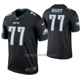 Camiseta NFL Legend Philadelphia Eagles Michael Bennett Negro Color Rush