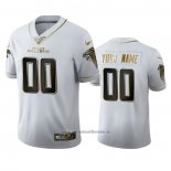 Camiseta NFL Limited Atlanta Falcons Personalizada Golden Edition Blanco