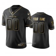 Camiseta NFL Limited Atlanta Falcons Personalizada Golden Edition Negro