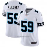 Camiseta NFL Limited Carolina Panthers Kuechly Team Logo Fashion Blanco