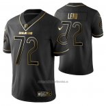 Camiseta NFL Limited Chicago Bears Charles Leno Golden Edition Negro