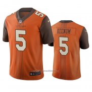 Camiseta NFL Limited Cleveland Browns Case Keenum Ciudad Edition Marron