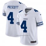 Camiseta NFL Limited Dallas Cowboys Prescott Team Logo Fashion Blanco
