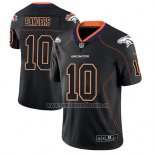 Camiseta NFL Limited Denver Broncos Emmanuel Sanders Negro Color Rush 2018 Lights Out