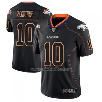 Camiseta NFL Limited Denver Broncos Emmanuel Sanders Negro Color Rush 2018 Lights Out