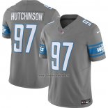 Camiseta NFL Limited Detroit Lions Aidan Hutchinson Vapor F.U.S.E. Gris
