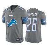 Camiseta NFL Limited Detroit Lions C.J. Anderson Big Logo Gris