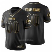 Camiseta NFL Limited Green Bay Packers Personalizada Golden Edition Negro