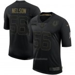 Camiseta NFL Limited Indianapolis Colts Nelson 2020 Salute To Service Negro