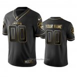Camiseta NFL Limited Jacksonville Jaguars Personalizada Golden Edition Negro