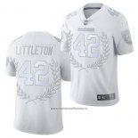 Camiseta NFL Limited Las Vegas Raiders Cory Littleton MVP Blanco