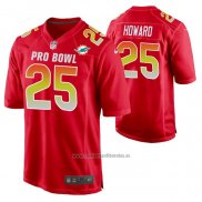 Camiseta NFL Limited Miami Dolphins Xavien Howard 2019 Pro Bowl Rojo