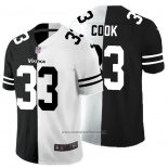 Camiseta NFL Limited Minnesota Vikings Cook Black White Split