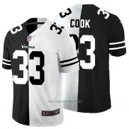 Camiseta NFL Limited Minnesota Vikings Cook Black White Split