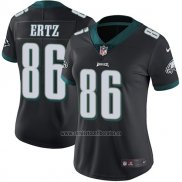 Camiseta NFL Limited Mujer Philadelphia Eagles 86 Ertz Negro