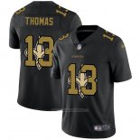 Camiseta NFL Limited New Orleans Saints Thomas Logo Dual Overlap Negro