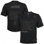 Camiseta NFL Limited Nino Baltimore Ravens Lamar Jackson 2020 Salute To Service Negro
